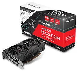 Відеокарта Sapphire AMD Radeon RX 6600 8GB PULSE (11310-01) (11310-98-90G) (GDDR6, 128 bit, PCI-E v4.0 x8) FR - мініатюра 6