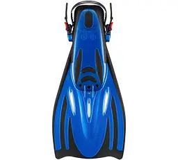 Ласти Aqua Speed Wombat 27-31 Чорний/Синій (1000-528-11-27-31) - мініатюра 4