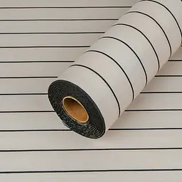Покриття вінілове самоклеюче 3D рейки Кедр Срібний 600х2900х3 мм SW-00002902