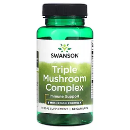 Комплекс із Трьох Грибів Майтаке, Рейші та Шиїтаке Triple Mushroom Complex - 60 капсул