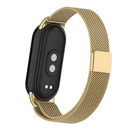 Ремінець ArmorStandart Milanese Magnetic для Xiaomi Smart Band 10/9/8 Gold (ARM86891) - мініатюра 2