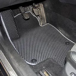 Килимки у салон EVA для Skoda SuperB 2008-2015 з підп'ятником Чорні 5 шт - мініатюра 6