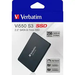 Накопичувач SSD 2.5" 256GB Verbatim (49351) - мініатюра 7