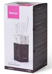 Колода-підставка для ножів Marble, пластик Fissman 11х23 см kuh0007460 - мініатюра 4