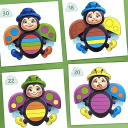 Розвиваючий пазл-вкладиш "Сонечко емоції" Ubumblebees (ПСД280) PSD280 - мініатюра 5