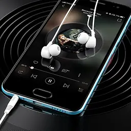 Дротові навушники Hoco M82 La musique universal earphones with mic, 3.5mm, 1.2m, white - мініатюра 4