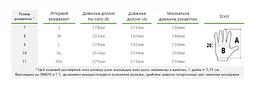 Рукавички захисні Bradas POWER FULL латекс розмір 10 RWPF10 - мініатюра 2