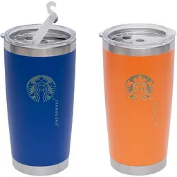 Термостакан Starbucks 500 мл 17х8.5х7 см (прозора кришка) Х2-48