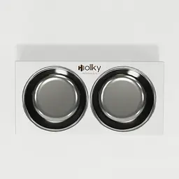 Hollky Base XS — миски на підставці для маленьких собак та котів (2 × 0,25 л) - мініатюра 3