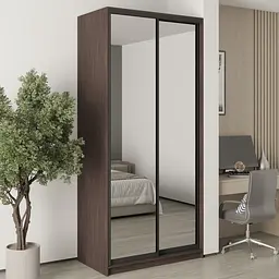 Шафа-купе дводверна MebelStar Стандарт BG 2 Дзеркала 110x60x240 см Дуб рістрето (MBS-10400)