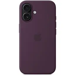 Силіконовий чохол CasePro Silicone Case with MagSafe Plum для iPhone 16 - мініатюра 5