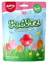 Желейні цукерки Amos Peelerz Gummy Tulips 65г