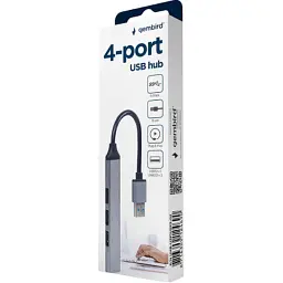 Концентратор Gembird USB-A to USB 3.1 Gen1 (5 Gbps), 3 х USB 2.0 (UHB-U3P1U2P3-02) - мініатюра 3