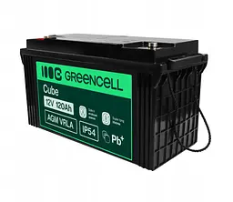 Акумулятор Green Cell AGM VRLA 12V 120Ah IP54 не потребує облуговування (термін служби - 5 років) - мініатюра 4