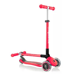 Самокат Globber Primo Foldable Lights LED червоний (432-102-2) - мініатюра 4