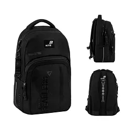 Рюкзак для старшої школи Kite Education teens 2578L Fearless Чорний (K26-2578L) - мініатюра 2