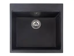 Кухонна мийка Miraggio LAGOON 540 black (0002244) Граніт, Під стільницю/Врізна, Чорний