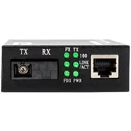Медіаконвертер RCI 100M, 20km, SC, RJ45, Tx 1310nm, standart size metal case (RCI902W-FE-20-T) - мініатюра 2