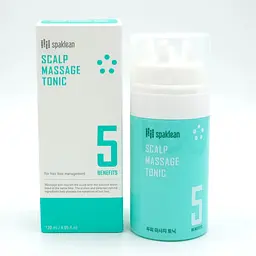 Тонік проти випадіння волосся з масажною насадкою Amazing Collagen Scalp Massage Tonic Spaklean 120 мл - мініатюра 2