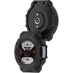 Чохол-бампер DK для Xiaomi Amazfit T-Rex 2 (A2169) Силікон Outlines (black) - мініатюра 2
