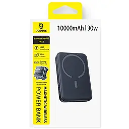 Портативний ЗП Power Bank Baseus EnerFill FM11 30W з БЗП 10000mAh (E00287) Cosmic Black - мініатюра 3