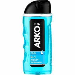 Гель для душу та шампунь Arko Men 2 в 1 Cool 260 мл