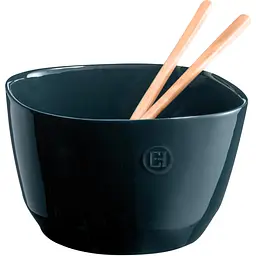 Салатник Emile Henry Tableware 22х22х14 см 3.5 л синій (736594) - мініатюра 4
