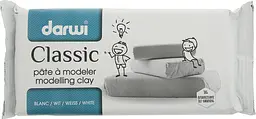 Полімерна глина самозастигаюча Darwi Classic, 1 кг., Біла, (DR-DA0801000000)
