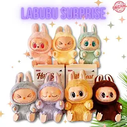 М'яка іграшка сюрприз Лабубу 2й сезон коллекційна фігурка брелок Labubu в коробці - мініатюра 2