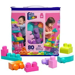 Конструктор Mega Bloks First Builders Рожевий, 80 деталей (DCH62) - мініатюра 2