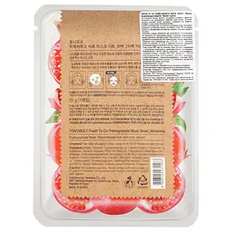 Маска тканинна для обличчя Tony Moly Fresh To Go Pomegranate Гранат 25 г - мініатюра 2