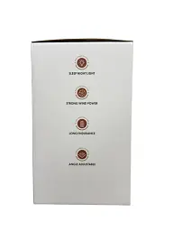 Портативний вентилятор SkeBerg JX-80 з LED-підсвіткою • Настільний мінівентилятор 5 Вт для дому, офісу, поїздок і відпочинку - мініатюра 7