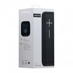 Портативна бездротова стереоколонка Hopestar P15 з Bluetooth, USB і MicroSD Чорна - мініатюра 6