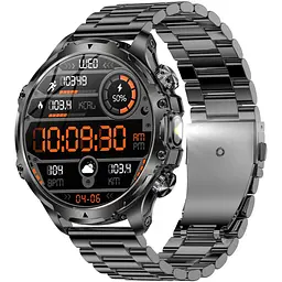 Смарт-годинник Uwatch Smart Turbo Power Steel 2 ремінці сріблястий (3255) - мініатюра 2