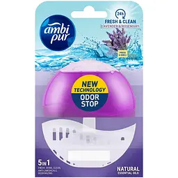 Туалетный блок Ambi Pur Lavander & Rosmaray 55 мл (8435495816386)