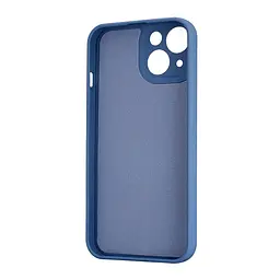 Чохол TPU Matte Case Protected Camera with MagSafe iPhone 15 Blue - мініатюра 3