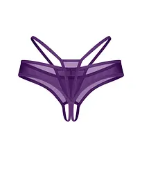 Трусики Obsessive Vibres otwarte 2XL/3X (фіолетовий) - мініатюра 6