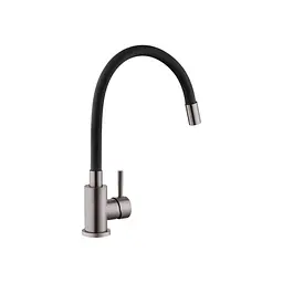 Змішувач для кухні Kroner KRP Edelstahl Klassisch - PVD035BLK Чорний - мініатюра 3