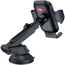 Автомобільний тримач холдер Baseus Ultra Control Go Series Clamp-Type Phone Holder C40361600111-00 Black - мініатюра 4