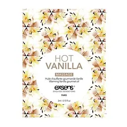 Пробник массажного масла EXSENS Hot Vanilla, 3 мл
