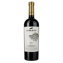 Уценка. Вино Koblevo Reserve Каберне, 9,7-13%, 0,75 л (637603)