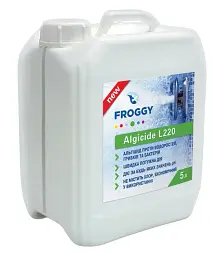 Безхлорний альгіцид для басейну Froggy Algicide L220 проти водоростей, 5 л