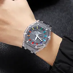 Наручний годинник 2100BKGY Black-Grey Skmei acs0030291 - мініатюра 3