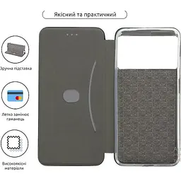 Чохол-книжка BeCover Exclusive для Poco M5 4G Black (709017) - мініатюра 5