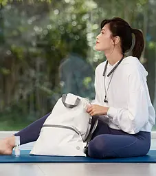 Рюкзак RunMi 90 Ninetygo Lightweight Urban Drawstring Backpack White - мініатюра 5