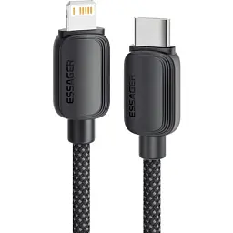 Дата кабель USB-C to Lightning 1.0m 20W black Essager (EXCTL-WL01-P)