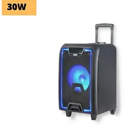 Портативна колонка бумбокс XPRO NDR-2010 валіза 30Вт USB SD FM радіо Bluetooth 1 мікрофон ДУ (MER-15722) - мініатюра 2