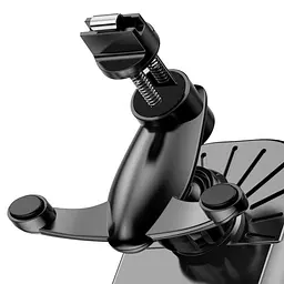 Автомобільний утримувач холдер із БЗУ Baseus Wireless Charger Smart Vehicle Bracket Holder WXZN-01 Black - мініатюра 3