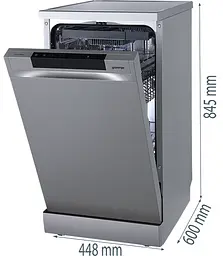 Посудомийна машина Gorenje GS541D10X (6805728) - мініатюра 5