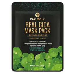 Маска тканинна Pax Moly Real Cica з екстрактом центели